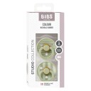 BIBS Pacifier Colour Latex Studio Collection Pin Sage Mix Size 2