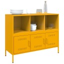  Skjenk sennepsgul 100,5x39x79 cm kaldvalset stål 8721102390555