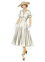 Butterick 6018- Retro Kjole E5 (14-16-18-20-22)