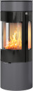 Rais Viva l 120 platina vedovn med sideglass og glassdør