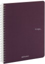 Notatbok EcoQua Original Spiral A5 Linjert Lilla