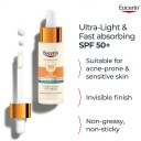 Eucerin Sun Oil Control UV-serum SPF50+ 30 ml - Mattende solkrem for fet hud