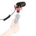 Joby Wavo Shotgun Mikrofon 3.5mm for Naturlig Taleopptak Svart