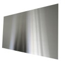 Millarco 80x40 cm Firkanet Sprutbeskyttelse i Børstet Rustfritt Stål