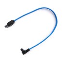 Eletra SATA M M90 20CM kabel Flat blå