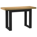 Skrivebord NOAIN U-formede ben 120x50x75 cm heltre furu