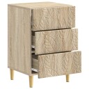  Nattbord Sonoma eik 43 x 39,5 x 66,5 cm Konstruert tre