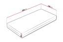 Arigna Fjærmadrass 100x200 cm -