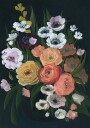 Leocadia moody bouquet Poster Plakat / 30x40cm