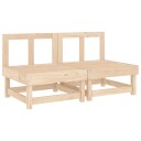  Utendørs midtsofaer 2 stk heltre furu 825401