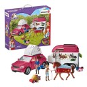 Schleich Hesteeventyr med Bil og Henger Lekesett for Barn 5+ år