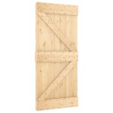  Dør NARVIK Naturlig 95 x 210 cm Massiv Furu Tre