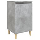 vidaXL Nattbord betonggrå 40x35x70 cm konstruert tre