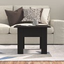 vidaXL Salongbord svart 55x55x42 cm sponplate