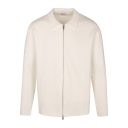 Brian Cardigan Cream M 2-way zip cardigan