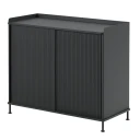 Muuto Enfold skjenk 100 x 45 cm    Black Anthracite Black