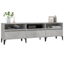 vidaXL TV-benk betonggrå 150x30x44,5 cm konstruert tre