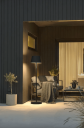 Trend Collection Pomezia gulvlampe – trådløs, dimbar og justerbar, sort