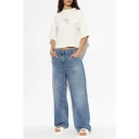 Palm Angels Dame Topper Beige S,