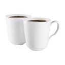 Royal Copenhagen White Fluted krus 2-pakn. 37 cl