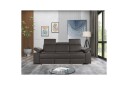 Sofa 3 seter Rayland Brun PU Elektrisk recliner   Brun PU Elektrisk recliner