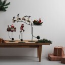 Seasons Christmas Collection Gyngende Nissefar m/Slede 52cm