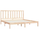 vidaXL Sengeramme heltre furu 200x200 cm