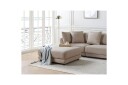 Fotpall Sigtuna Beige/svart - Beige/svart