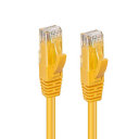 MicroConnect CAT6 U/UTP nettverkskabel 20m Gul 1 Stykk SEN UTP620Y Gul