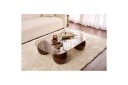 Sofabord Nordure Maroulburg Sofabord 118 cm Bronse,Brun -