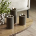Edelweiss   LED kubbelys 7,5x15 cm dark gray