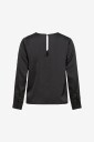 Vila   Bluse Vifreja Waterfall L/S Top/Dc   Svart