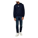 Calvin Klein Jeans Ls Eu 350Terry Micro Monologo Ho - Navy - L