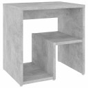 vidaXL Nattbord betonggrå 40x30x40 cm sponplate