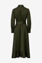 Love Lolina   Satengkjole Iza Midi Dress   Grønn