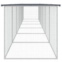Vidaxl Kyllingbur Med Tak Antrasitt 603X98X90 cm Galvanisert Stål