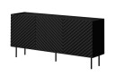 Kommode Munkedal 166 cm   Svart