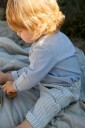 Wheat Trousers Arne Aquablue Stripe (92 / 2 år)