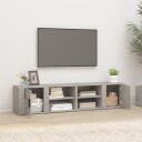 vidaXL TV-benker 2 stk betonggrå 80x31,5x36 cm konstruert tre 8720845668389