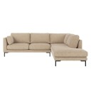 Rowico Home Corwin hjørnesofa Lys beige/svart 266 x 226 83 cm Beige