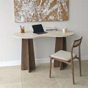 Soryn Skrivebord 120x75x60 cm - Travertine Walnut