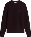 Tommy Hilfiger Pima Ctn Cash Structure Crewneck   CHOCOLATE   S