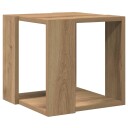  Kaffebord Håndlaget eik Solid eik 32 x 32 x 30 cm Holdbar
