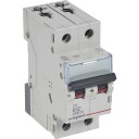 Legrand 5 stk TX³ MCB automatsikring B32 2P 2M 6/6kA