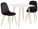 Venture Design Polar spisebord Hvit 75 x 75 cm Hvit