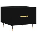 vidaXL Salongbord svart 50x50x40 cm konstruert tre