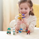 Paw Patrol Rubble & Crew Figur Gavesett med 7 Byggefigurer