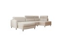 Berrto Sofa med Divan og Sjeselong 5 seters   Beige