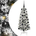 Kunstig sammensatt juletre med LED  stripelys 120 cm PVC