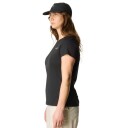 Houdini W"s Pace Air Message Tee True Black / Houdini Logo